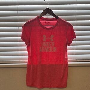 Under Armour Women's Bright Red Short Sleeve Tee